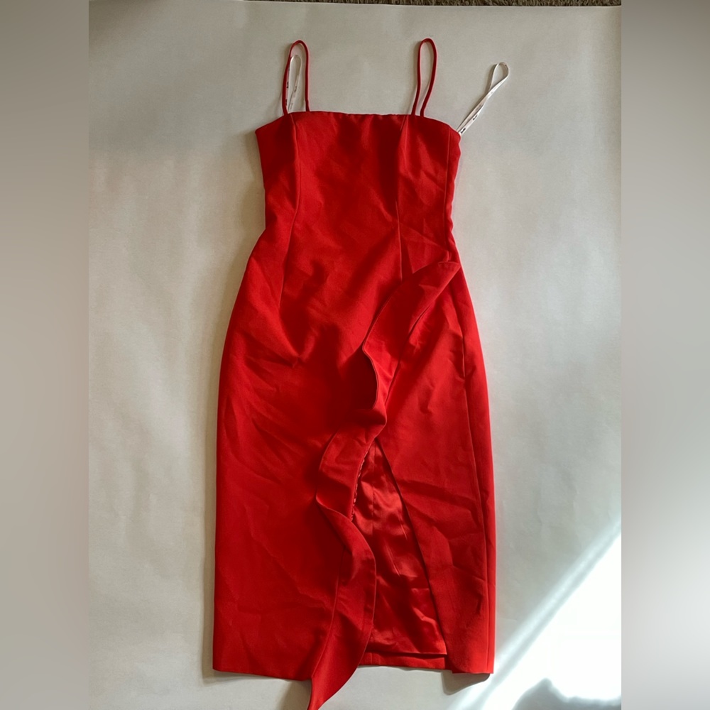 Redish orange dress